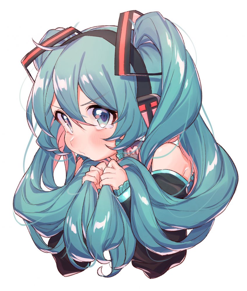 初音ミクのオナニー姿を想像するだけでめっちゃ抜けるエロ画像【ボーカロイド】