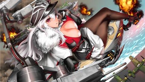 【アズールレーン】グラーフ・ツェッペリンの抜けるセックス写真画像集