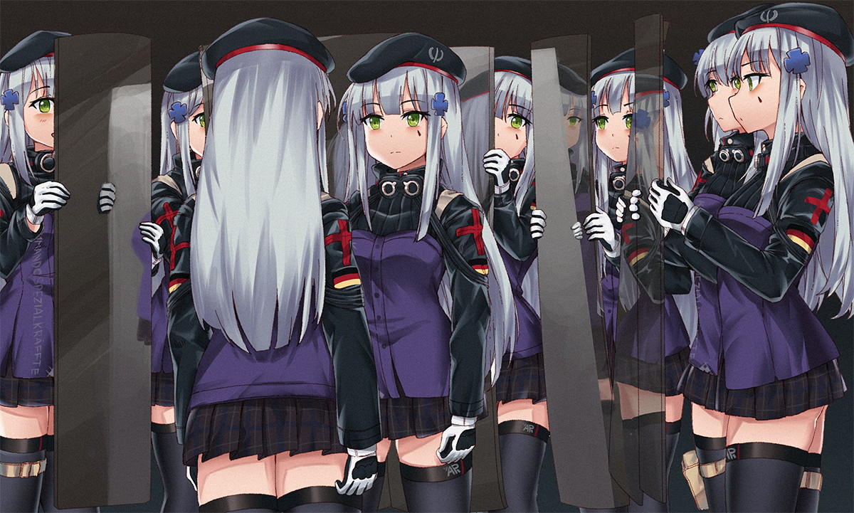 【エロ画像】可愛いHK416の画像を集めてみたが、エロすぎだろ・・・(ドールズフロントライン)