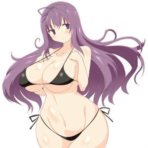 紫のエロ画像（閃乱カグラ）11