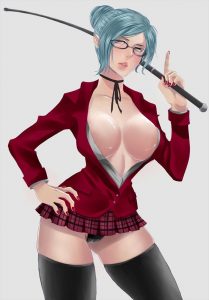 白木芽衣子のエロ画像（監獄学園）18