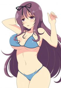 紫のエロ画像（閃乱カグラ）7