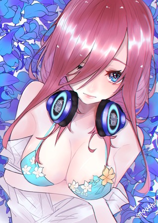 見てるだけで幸せになれる三玖の無料エロ画像まとめ！(五等分の花嫁)