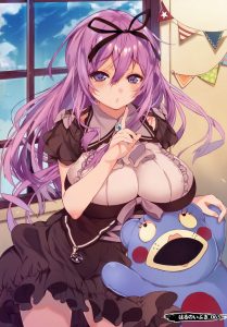 紫のエロ画像（閃乱カグラ）3