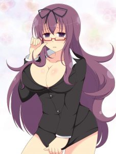 紫のエロ画像（閃乱カグラ）19
